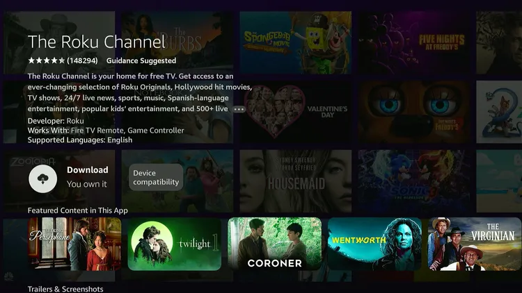install-roku-channel-on-firestick-using-amazon-appstore-3